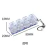 Llavero de Juguete para Aliviar el Estrés Transfronterizo con Botones de Colores, Juguete Presionable para la Punta del Dedo con Luz