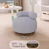 Taburete pequeño para el hogar estilo crema taburete de sofá para sala de estar bolsa suave taburete bajo taburete para cambiarse los zapatos silla de ocio respaldo silla pequeña