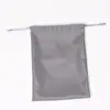 Bolsa de PU Resistente al Agua al por Mayor en Stock, Bolsa de Terciopelo con Cordón para Power Bank, Audífonos, Secador de Pelo y Bolsa de Almacenamiento para Accesorios 3C