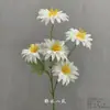 Flores Artificiais Brancas para Decoração de Casamento, Flores de Seda, Ornamentos de Flores Artificiais, Arte Floral Seca, Materiais de Rosa, Arranjo de Flores para Corredor, Arranjo de Parede e Chão