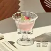 Copo Highball com gravata borboleta altamente atraente, copo para sorvete e gelatina, taça para champanhe, vinho doce e coquetel, copo para mexer café