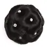 Pinza para el Pelo Esponjosa para Moño, Postizo con Nueve Adornos Florales para el Cabello, Directo del Fabricante