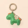 Hazte Rico Inmediatamente, Pareja de Dibujos Animados de Cuero, Exquisitos Accesorios de Colgante Pequeño, Cadena de Bolso de Gama Alta, Llavero Creativo para Coche