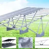 Soporte de Energía Verde Aleación de Aluminio Estructura de Cochera Solar Soporte de Aleación de Aluminio para Cochera Solar Estacionamiento Fotovoltaico