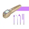 Nuevo Producto Pantalla a Color Varita de Electroterapia de Alta Frecuencia Juego de 4 Piezas Dispositivo de Electroterapia con Ozono de Alta Frecuencia Fuente de Fábrica de Equipos de Belleza Transfronterizos Reafirmante