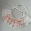 Toalha de Saliva para Pet Transfronteiriça, Babador para Gato, Laço, Acabamento em Renda, Acessórios para Cachorro, Lenço, Atacado do Fabricante