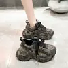 Zapatos Deportivos Gruesos para Mujer, Talla Grande 42, Brillantes con Pedrería, Estilo Papá, Versátiles y de Moda para Uso Casual, Venta al por Mayor