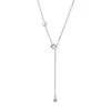 Exquisito collar de perlas de alta gama para mujer, cadena para la clavícula, nuevo, nicho, otoño e invierno 2022, accesorios de collar de lujo simple