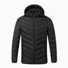 Chaqueta calefactora inteligente de invierno con calefacción eléctrica, chaqueta calefactora de algodón con temperatura constante y acolchado USB, para hombres y mujeres.