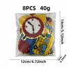 Nuevo Paño Bordado de Toalla Infantil de Dibujos Animados con Borde Dorado Parche de Bordado para Mochila Escolar Parche Accesorios para Ropa Adhesivo Listo para Enviar