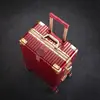 Maleta pequeña marco de aluminio 20 maleta de ruedas estuche universal 24 estudiante mujer hombre 26 contraseña estuche de cuero 28 pulgadas