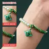 Pulsera tejida de cuerda de cinco colores del Festival del Bote del Dragón, pulsera de calabaza y zongzi para hombres, mujeres, parejas, hecha a mano, cuerda roja, hilos de cinco colores para niños