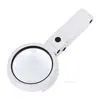 Lupa Plegable de Escritorio Portátil 11X 5X con Luz LED para Lectura, Reparación, Tasación, Colección, Joyería y Antigüedades