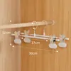 Bestseller transfronterizo: Pinza para ropa plana sin costuras, perchero a prueba de viento de acero inoxidable, pinza para pantalones de uso doméstico