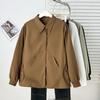 Abrigo de Solapa Holgado Sencillo Talla Grande para Mujer Primavera 2025 100.00kg Hermana Gordita Chaqueta Cardigan Versátil 6648