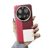 Para Xiaomi 15Ultra Funda de Teléfono con Rayas y Tres Patrones Galvanizado Sentido Avanzado Xiaomi 14Ultra Lente de Cobertura Total