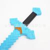 Minecraft Arco e Flecha Jogo Periférico Espada Figura Modelo Brinquedo Descompressão Arma Equipamento Mc Espada de Diamante Picareta