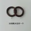 Anillo de Barra Romana Cortinero Grueso Anillo de Madera Anillo de Elevación Sala de Estar Gancho Romano Accesorios Material de Madera
