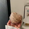 Bolso Acrílico Distintivo para Mujer Nueva Moda Europea y Americana Bolso de Amor Incrustado de Diamantes Bolso de Cadena Ins Cruzado para Fiesta