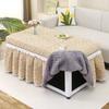Cubierta de Mesa Calefactora Rectangular de Terciopelo Grueso Doble Cara Mantel para Calentador Eléctrico Mesa de Centro Calefactora Cubierta de Mesa Cubierta de Mesa Calefactora Eléctrica