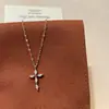 Bestseller de Xiaohongshu Set de Cuatro Piezas Concha Corazón Circonita Cruz Sonriente Circonita Trébol de Cuatro Hojas Colección Dropshipping