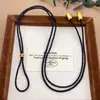 Tienda de Joyería de Cuerda Trenzada Mismo Estilo Cuerda de Joyería de Gama Alta Cordón para Collar Premium con Colgante Chapado en Oro Cordón Colgante Unisex