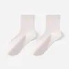 Calcetines de Media Caña Versátiles Largos de Algodón Puro Transpirables Antideslizantes Resistentes al Olor para Mujer Primavera Venta al por Mayor