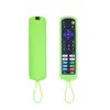 Adecuado para control remoto universal Roku americano, cubierta protectora de silicona, engrosada, anticaída, antideslizante, funda protectora colorida luminosa