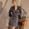 Pijama Sexy de Cuatro Estaciones Meiliko, Pijama para el Hogar de Alta Gama, Bata Exterior, Bata de Vestir, Bata de Pijama Exterior para Mujer 1710