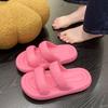 Casa de banho, banheira, chinelos antiderrapantes, chinelos femininos ao ar livre, slip-on slip-on fundo grosso, casal estudantes dormitório chinelos