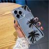 Silueta Palmera Adecuado para Honor 300Pro Cobertura Completa Mate70 Funda para Teléfono Huawei P70 Anti-Caída Nova13Pro Suave