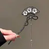 Horquilla Nuevo Estilo Chino Nicho de Alta Gama para Mujer Estilo Antiguo Horquilla para el Cabello Hanfu Parte Trasera de la Cabeza Horquilla Adorno para el Cabello de Perlas