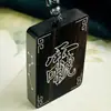 Madera de azufaifo incrustada con plata, Colgante de sándalo morado, Amuleto de Dios del Trueno estilo chino incrustado de ébano, Joyería taoísta de la Osa Mayor y Menor, Hecho a medida