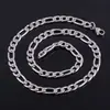 Venta Caliente Transfronteriza Acero Inoxidable Figaro 6mm Collar de Tres Piezas Popular Europeo y Americano Lado Nk Collar de Acero de Titanio Venta al por Mayor