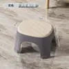 Banqueta Pequena Doméstica, Banqueta para Trocar Sapatos na Porta, Banqueta Baixa Espessa de Alta Qualidade, Mesa de Centro para Sala de Estar, Banco de Plástico para Crianças, Empilhável