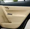14-18 Lei Ling Bolsa para Panel de Puerta Nuevo Corolla Cubierta de Cuero Doble Agarre Reposabrazos de Puerta Envoltura de Cuero Reposabrazos Cubierta de Cuero Renovación