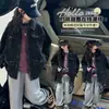 Jaqueta Feminina Primavera e Outono 2026, Jaqueta Jeans Estilosa com Pedrarias, Cardigan Casual Solto Moda Coreana para Crianças Maiores
