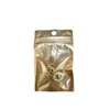 Bolsa de extracción de hueso Yin Yang Dorada Fruta Seca Alimento Bolsa de Envasado Sellada Papel de Aluminio Dulces Alimento Translúcida Colgable Bolsa Auto-sellante