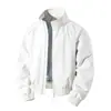 Otoño/Invierno 2026 Nueva Chaqueta Bomber Americana de Calle con Cuello Alto para Hombre Tallas Grandes Moda Chaqueta Corta Casual para Hombre
