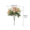 Ramo de Dientes de León Flor Artificial Fabricante Flor Falsa Planta Verde Decoración de Boda Manualidades Estilo Ins Mw66795