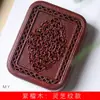 Caja de incienso de grano de ganoderma de palo de rosa caja de joyería especificaciones 9.8 x 6 x 3.4 artesanías de madera adornos decoración fabricantes