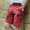 Pantalones Cortos de Algodón de Verano para Hombre, Pantalones de Cinco Puntos, Shorts de Playa para Hombre, Pantalones de Longitud Media, Pantalones Camuflados de Verano, Pantalones Cortos de Algodón Lavado para Hombre