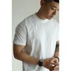 Algodón Puro Pesado Estilo Americano Color Sólido Diario para Hombre Moda de Verano Simple Manga Corta Cuello Redondo Básico Casual Versátil