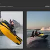 Adequado para Acessórios de Lancha Bombardier Seadoo Rxp g Rxt Suporte de Montagem Escada de Embarque Escada de Escalada com Molas