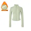 Conjunto de Yoga Directo de Fábrica para Mujer con Cuello Alto y Cierre, Pantalones Largos Casuales de Cintura Alta Adelgazantes, Conjunto de Dos Piezas para Fitness para Mujer