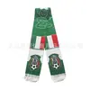 Bufanda de Aficionado Mundial México Brasil Argentina Bufanda de Satén para Cuello Evento Deportivo Bufanda para Animar y Agitar la Mano