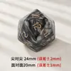Dados de piedra de red de poliedros, suministro directo de fábrica, juego de mesa de mazmorras y dragones, juego informal, dados Z01