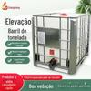 Atacado de fábrica Fujian ton barril Sichuan palavra inferior tonelada barril preto duplo 1000l ton barril 500 litros IBC novo tonelada barril