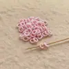 Bobina Pequeña de Colores Hebilla de Piña Bobina de Posicionamiento Anillo de Bobinado Hebilla Pulsera Tejida Hecha a Mano DIY Accesorios de Joyería