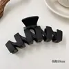 Pinza de Tiburón Estilo Coreano Grande Simple Versátil Pasador para Mujeres Accesorio para el Cabello de Celebridad de Internet para la Parte Posterior de la Cabeza Pinza de Garra para Moño para Bañarse